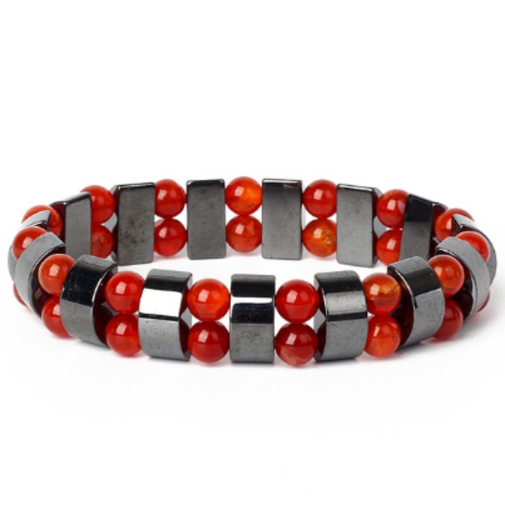 Magnetic Bracelet,Hematite Bracelet,Agate Bracelet,Magnetic,Agate Stone Beads